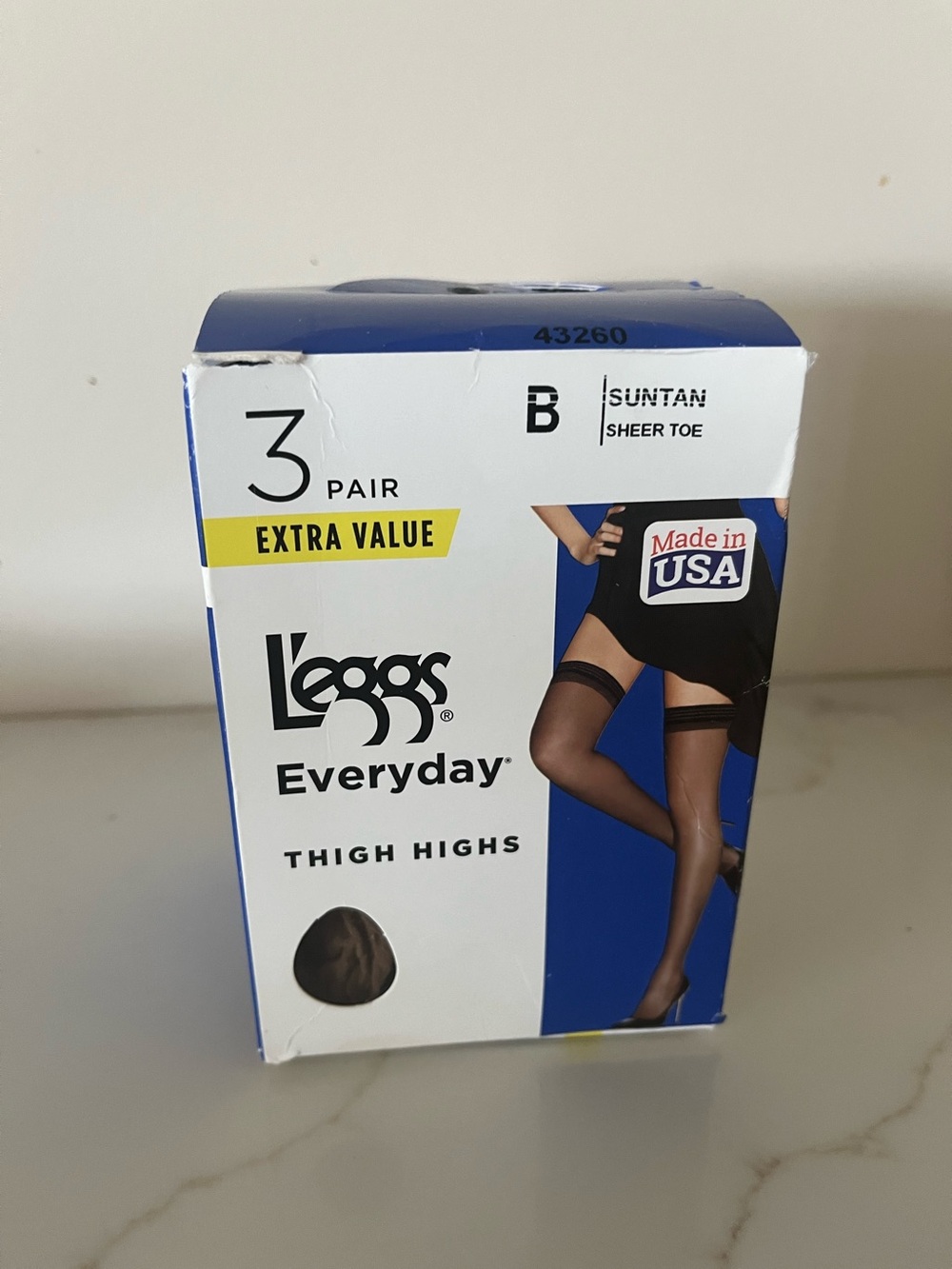 Everyday Thigh Highs - Suntan (3 Pair) size B